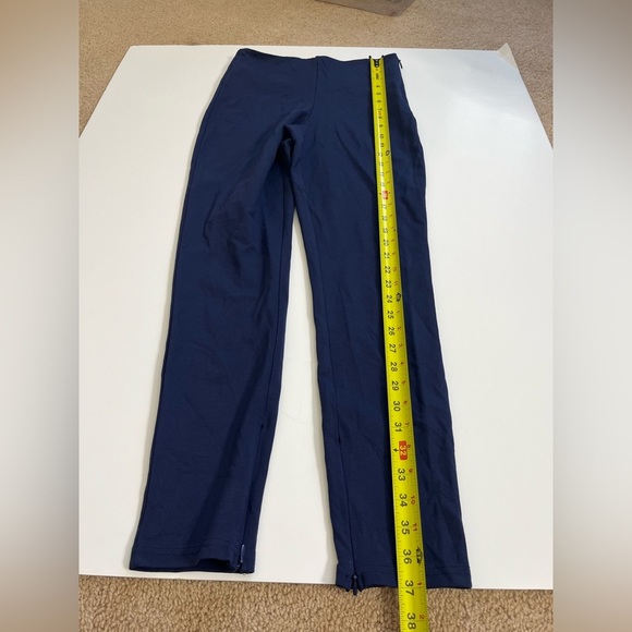 Fabletics Ponte Skinny Zip-split Pants Blue Size Small New with Tags - Picture 9 of 12